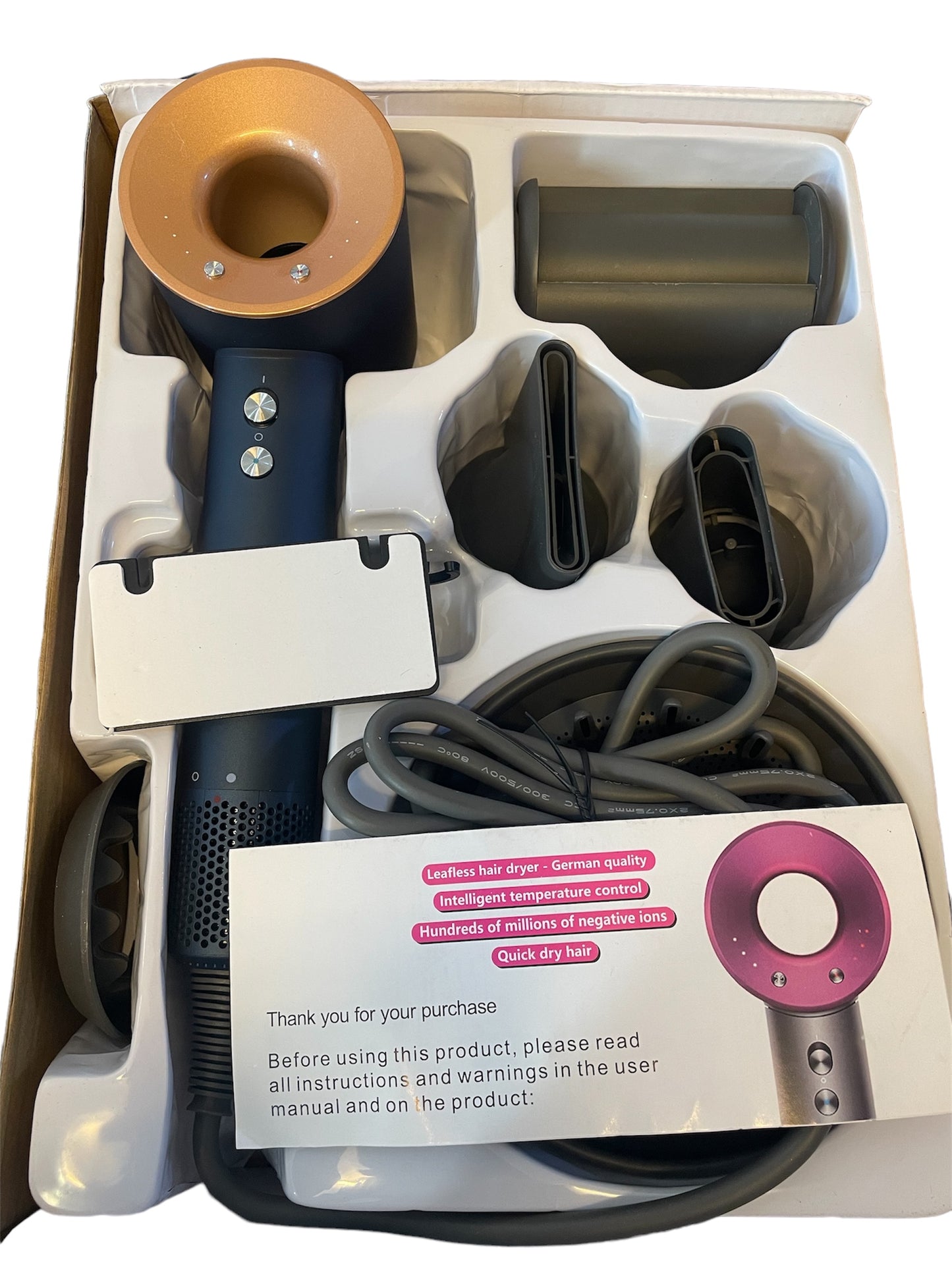 Airflow Leafless Hairdryer